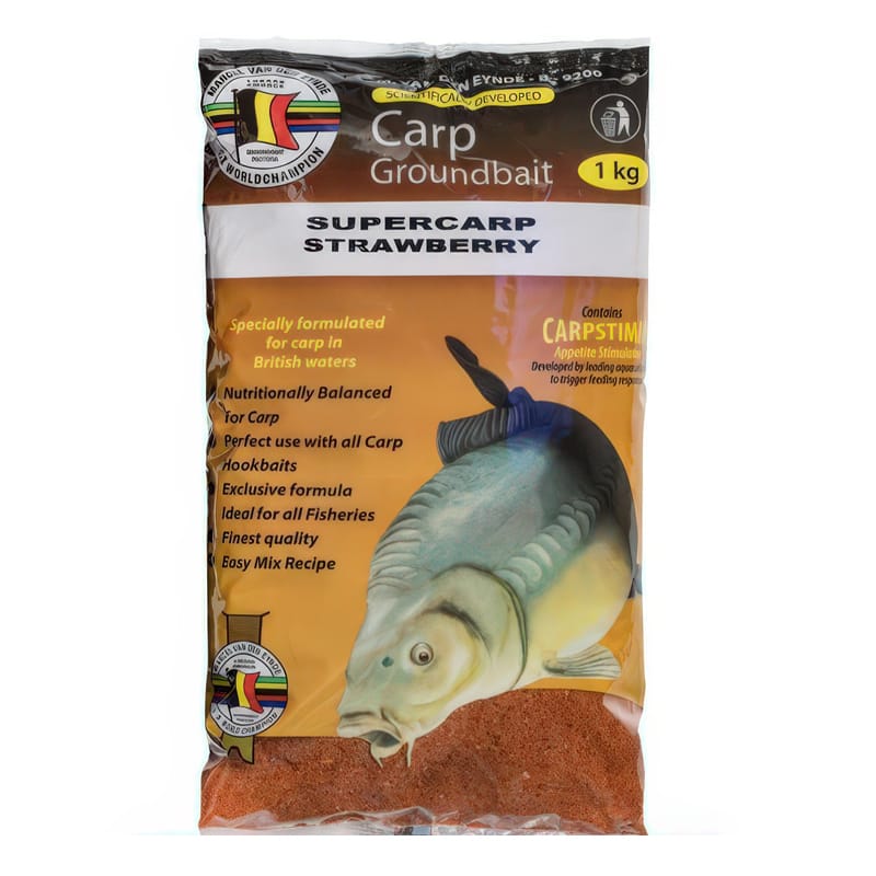 Braškinis jaukas karpiams. VDE Supercarp Strawberry