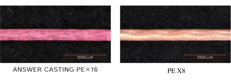 Gosen Answer Casting x16.Pinto valo apvalumo palyginimas