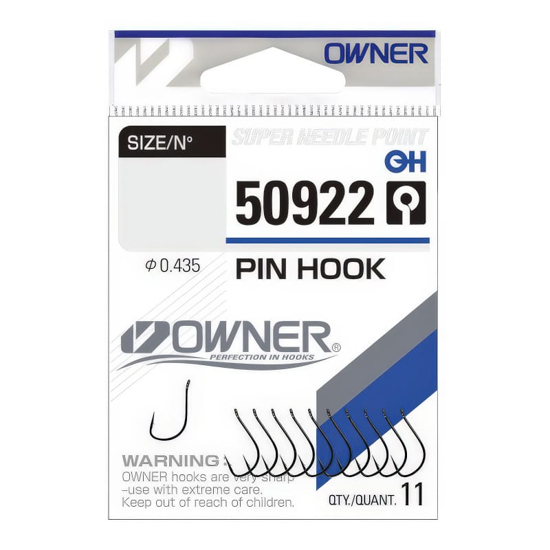 Owner Pin Hook. Pakuote Owner Pin Hook. Pakuotė