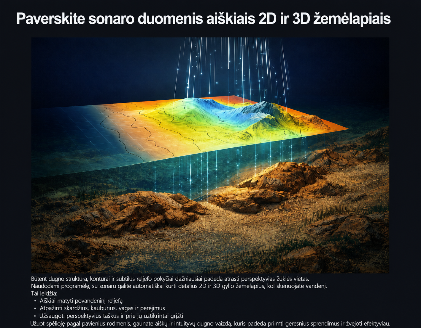 Beetackle BT12 - dugno skenavimas